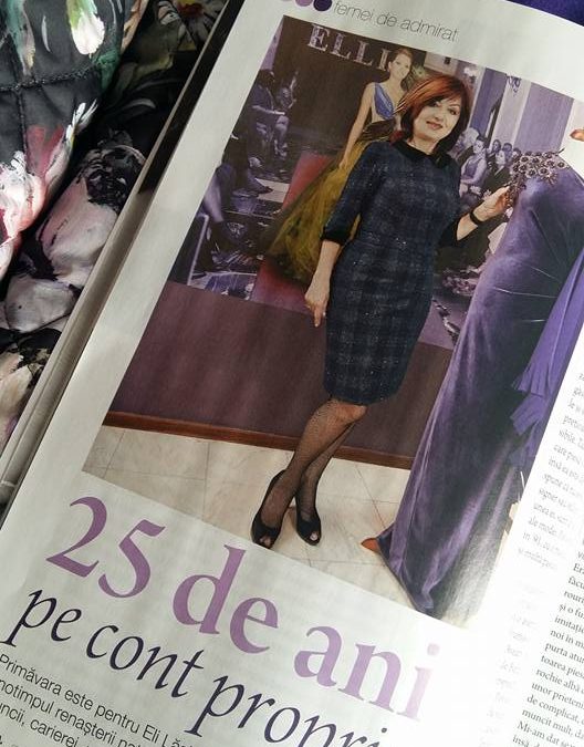 Eli Lăslean, interviu de excepţie în revista „Femeia”