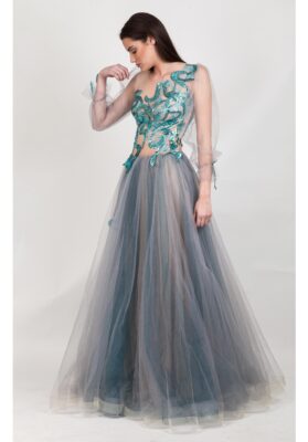 Rochie de bal, creație unicat | E 1024 - imagine 2