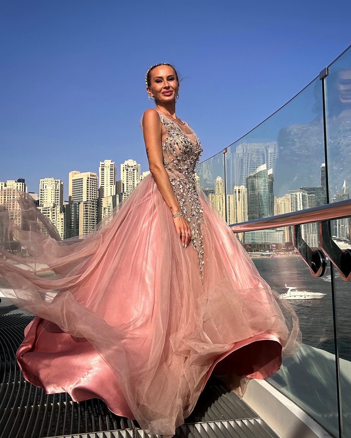Rochie creație unicat, din tul | ELL 101 - imagine 6